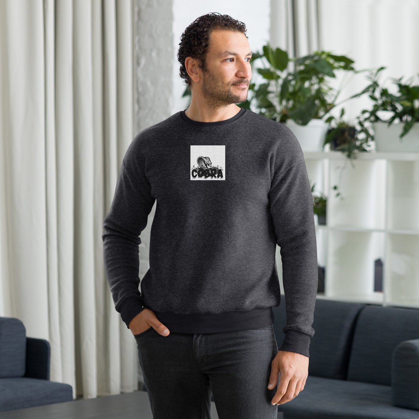 Sweatshirt en molleton unisexe